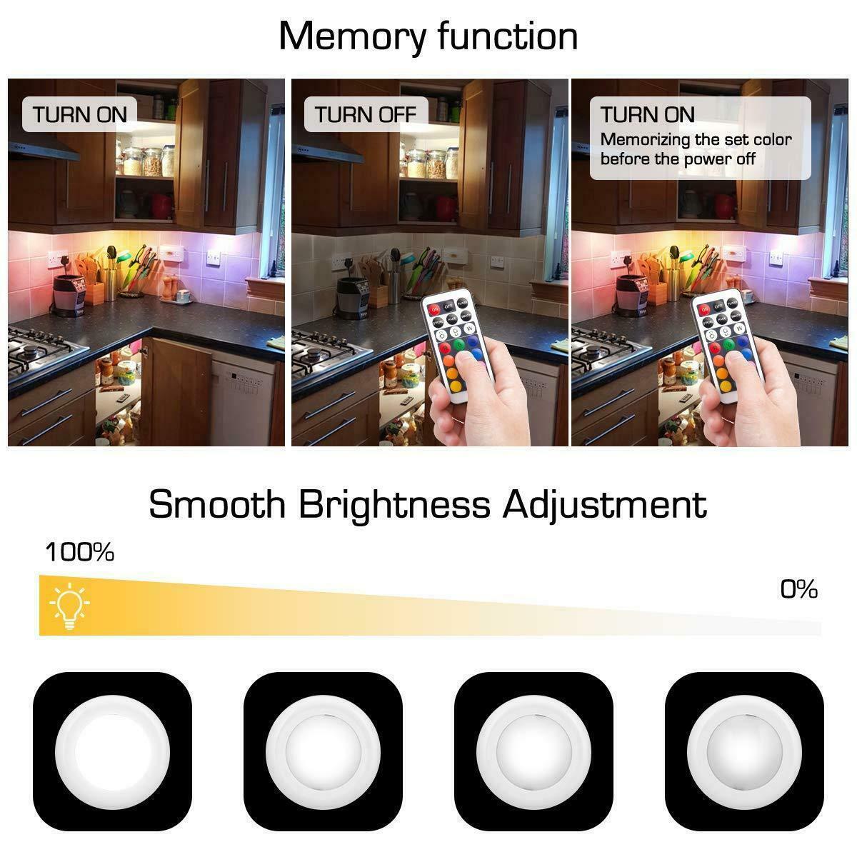 Colour-changing remote-controlled LED wireless 3
