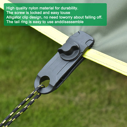 Heavy Duty Reusable Tent Tarp Tarpaulin Clips (5Pcs) 3