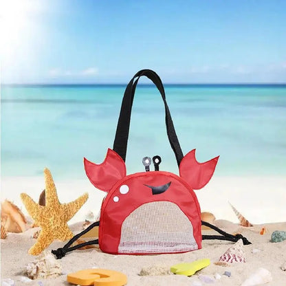 Crab Seashell Mesh Bag 3