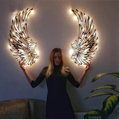 ANGEL WINGS METAL WALL ART 3