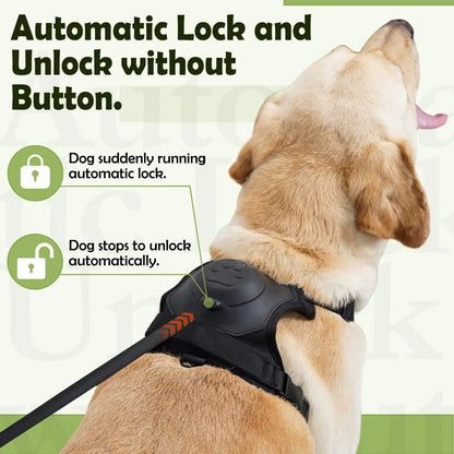 Dog Harness and Retractable Leash Set All-in-One 3