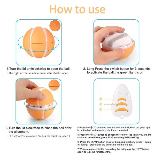 Remote Control Pet Bounce Ball 3