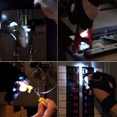 Magic LED Flashlight Glove 1