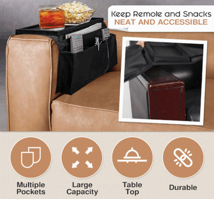 Sofa Armrest Tray With Organizer 3