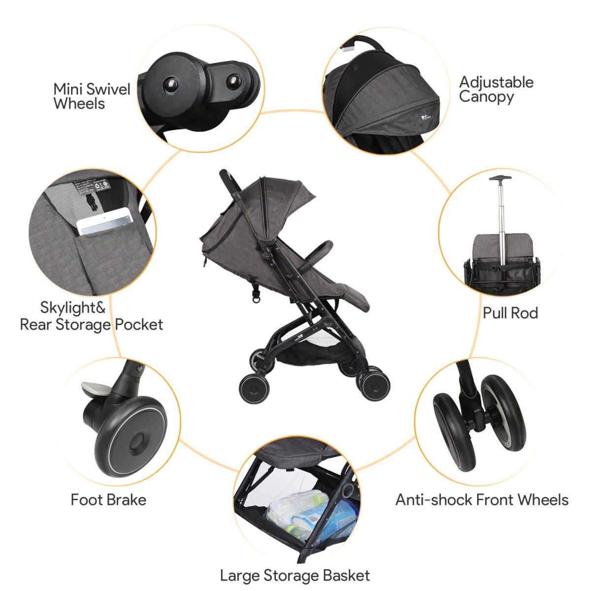 TRAVELLER’S STROLLER – ULTRA LIGHT WEIGHT 3