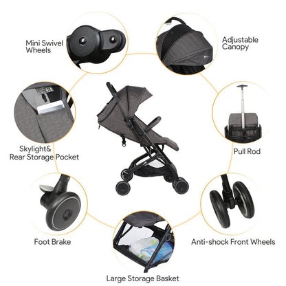 TRAVELLER’S STROLLER – ULTRA LIGHT WEIGHT 3