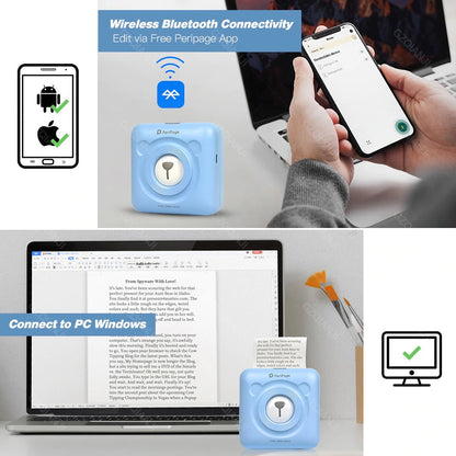 Mini Bluetooth Thermal Printer- ThermoPrint 3