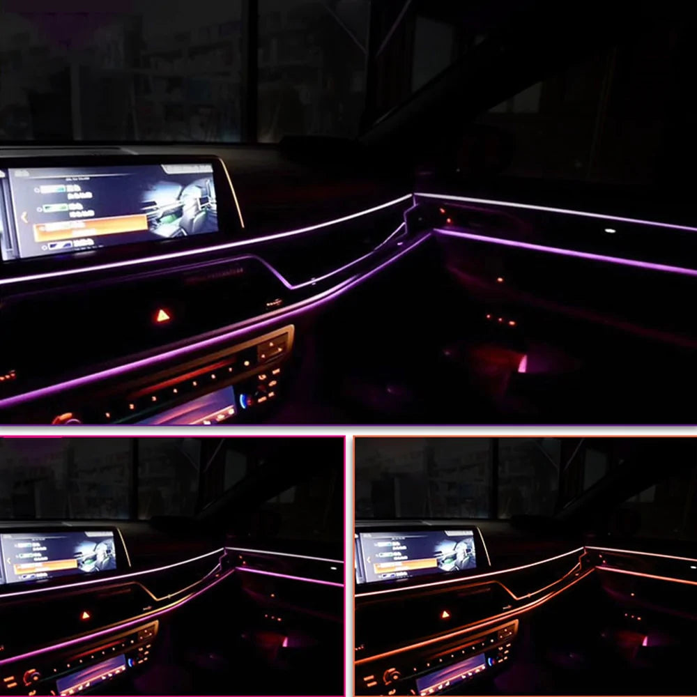 Car Interior LED Neon Strip Lights 3