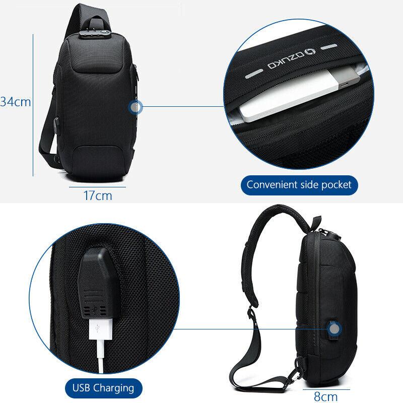 Anti-theft Backpack With 3-Digit Lock 3