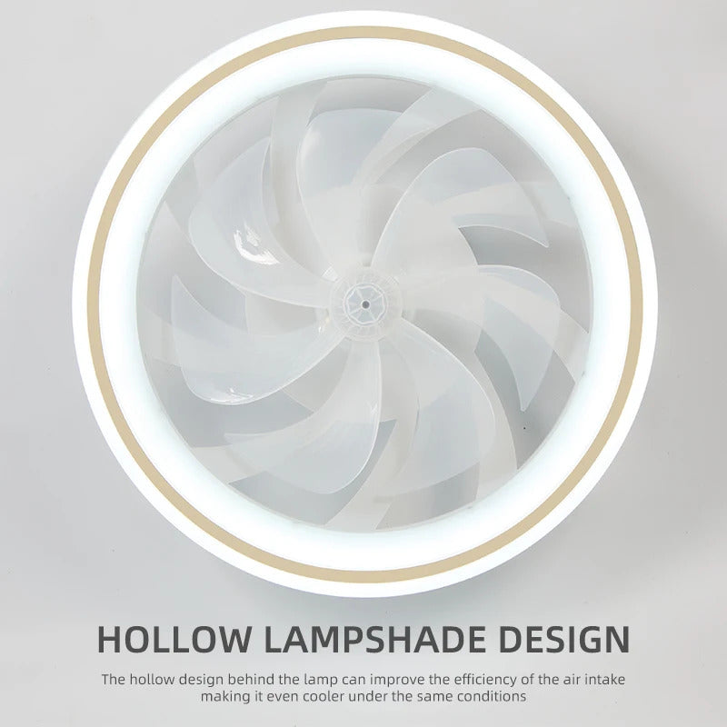 Smart Bladeless LED Fan Light 3