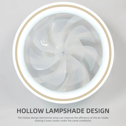 Smart Bladeless LED Fan Light 3