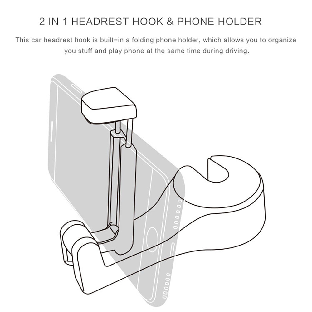 Car Headrest Hook 3