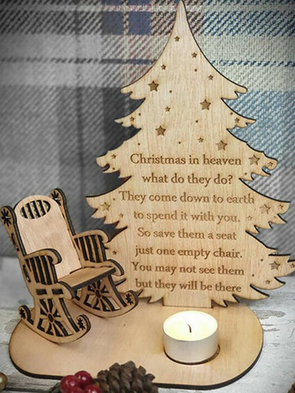 Christmas Candle Memorial Display 3