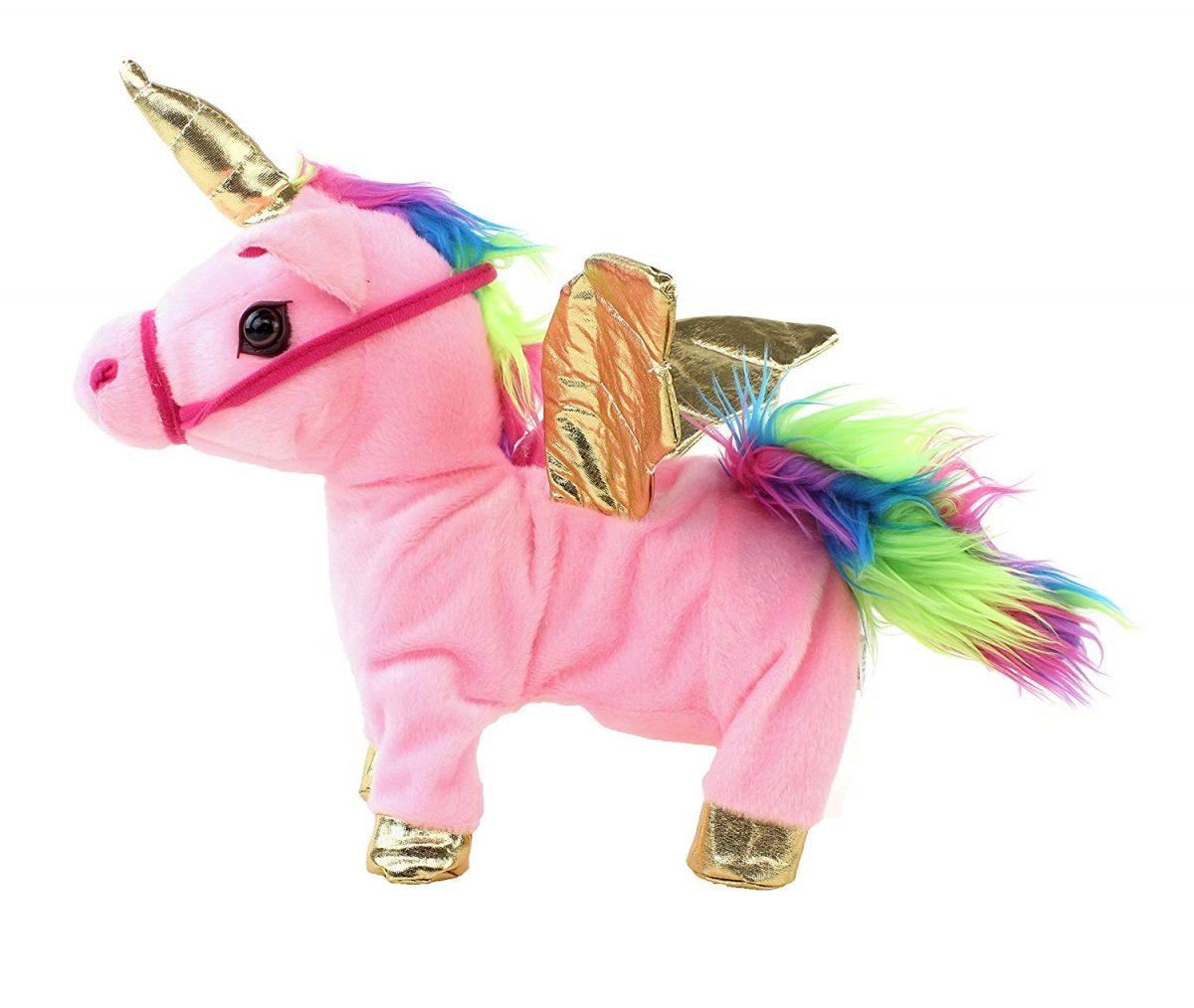 Electric Walking Unicorn Plush Toy 3