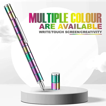 Multifunctional Spinning Metal Fidget Pen 3