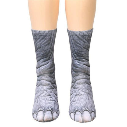 Animal paw crew socks 3