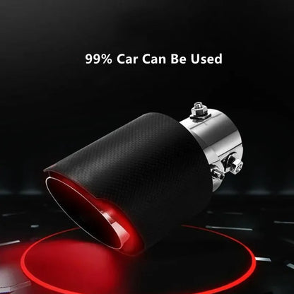 Car Carbon Fiber Flashing Tail Throat 3
