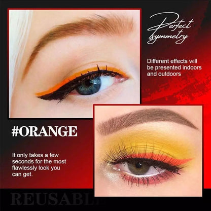 Reusable Eyeliner and Eyelash Stickers with Glitter 3