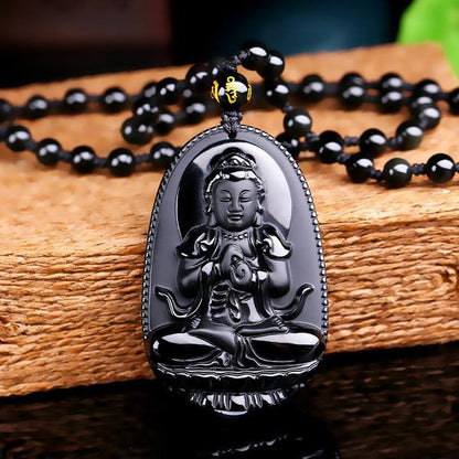 Black Buddha Necklace 3