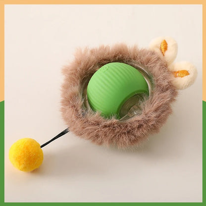 Furry Hide-N-Roll Interactive Cat Toy 3