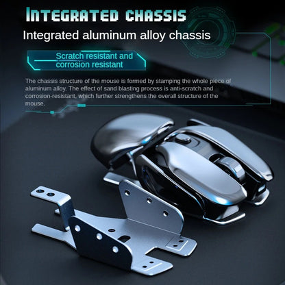 Wireless Ergonomics Metal Mouse 3