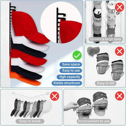 Baseball Cap Wall Rack 3