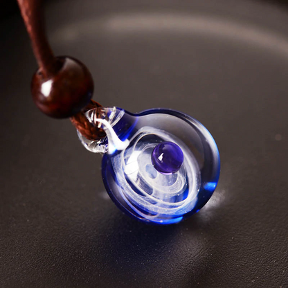 Cosmic Galaxy Glass Pendant 2