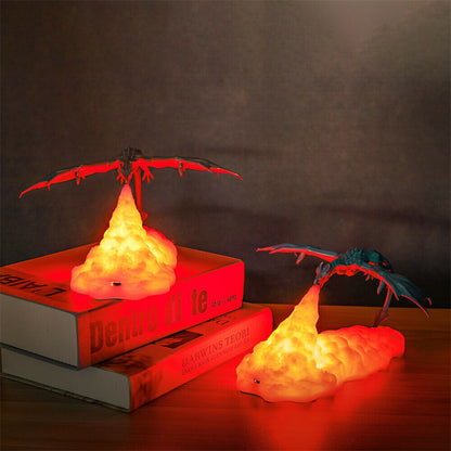 3D LED Realistic Dragon Lamp Night Light 2