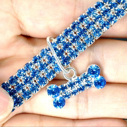 Bling Rhinestone Dog Collar Crystal Puppy 3