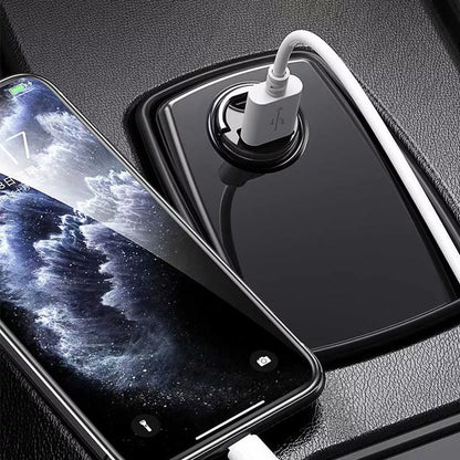 Mini Stealth USB/USB-C Car Quick Charger 3