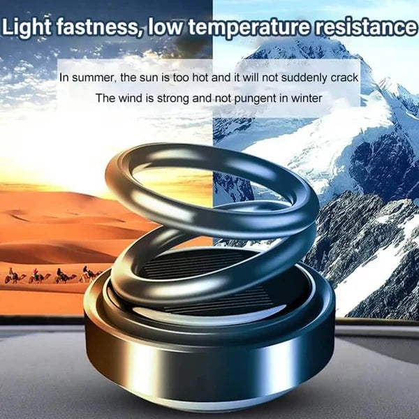 Rotating Solar Powered Car Aromatherapy Ornament 3