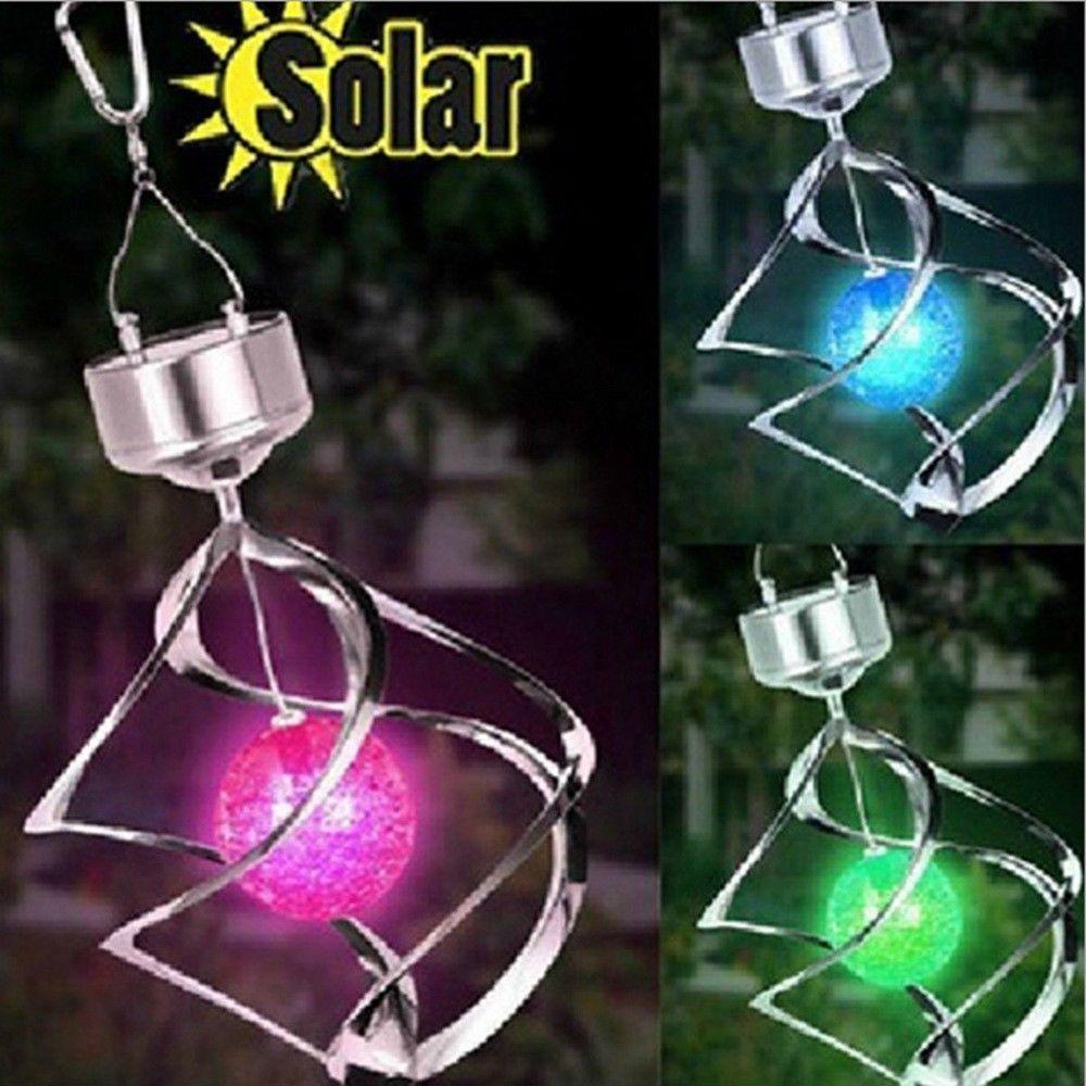 LED Color Changing Solar Wind Chime Light 3