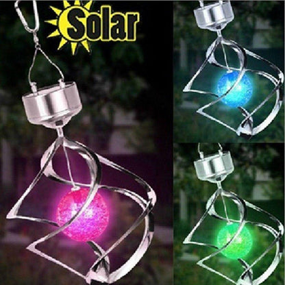 LED Color Changing Solar Wind Chime Light 3