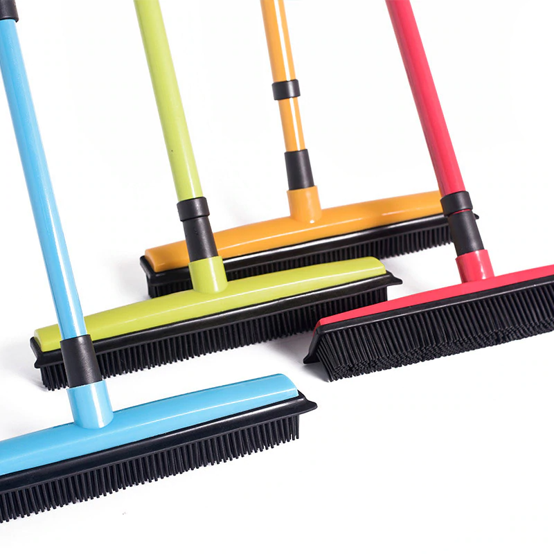 Pet Hair Cleaning Rubber Broom 3