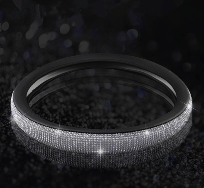 SWAROVSKI CRYSTAL STEERING WHEEL COVER 2