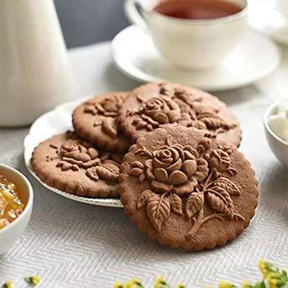 Cookie cutter - Provance rose cookie stamp 3