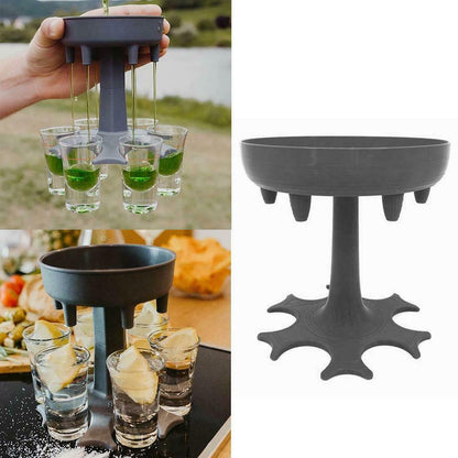 6 Shot Glass Dispenser and Holder 3