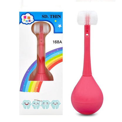 Three-sided Children's Toothbrush 3