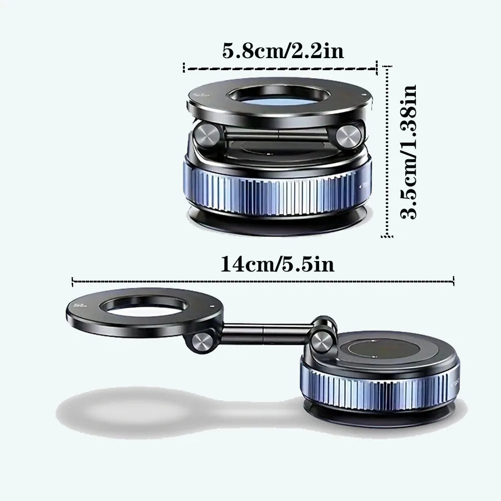 Suction Magsafe Car Phone Mount – 360° Adjustable Holder 3