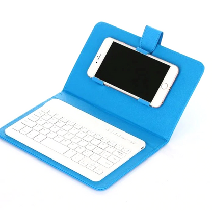 Wireless Bluetooth Keyboard With Leather 3