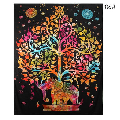 Elephant Mandala Tapestry 2