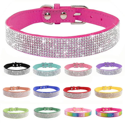 Crystal Rhinestone Reflective Dog Collar 3