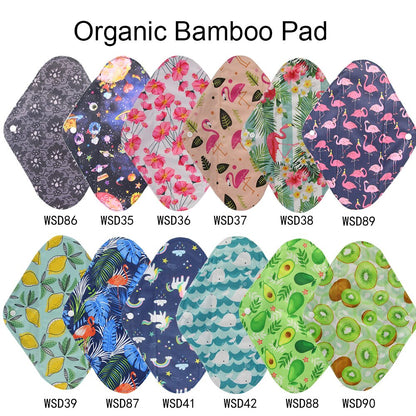 Bamboo Reusable Pads- 6 PCS 3