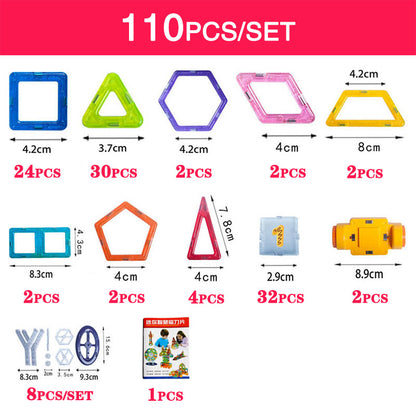 Creative Magnetic Tiles Building 3