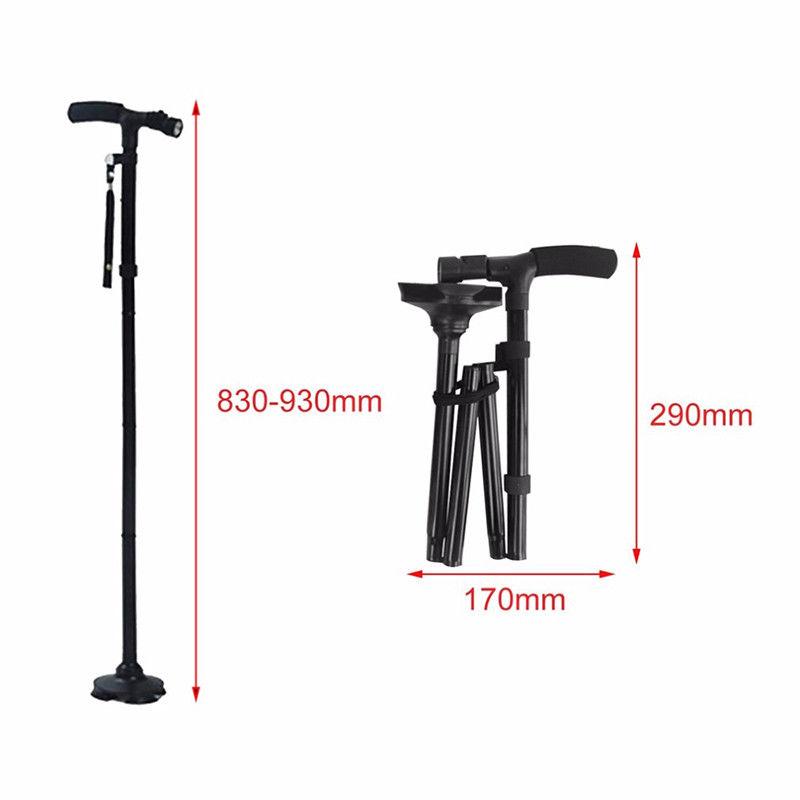 Multi-Function LED Folding Walking Stick 3