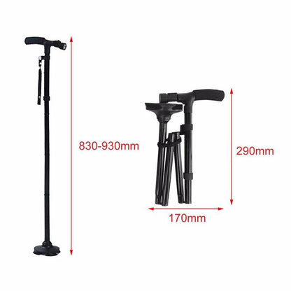 Multi-Function LED Folding Walking Stick 3