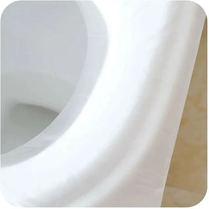 Biodegradable Disposable Plastic Toilet Seat Covers (50Pcs) 3
