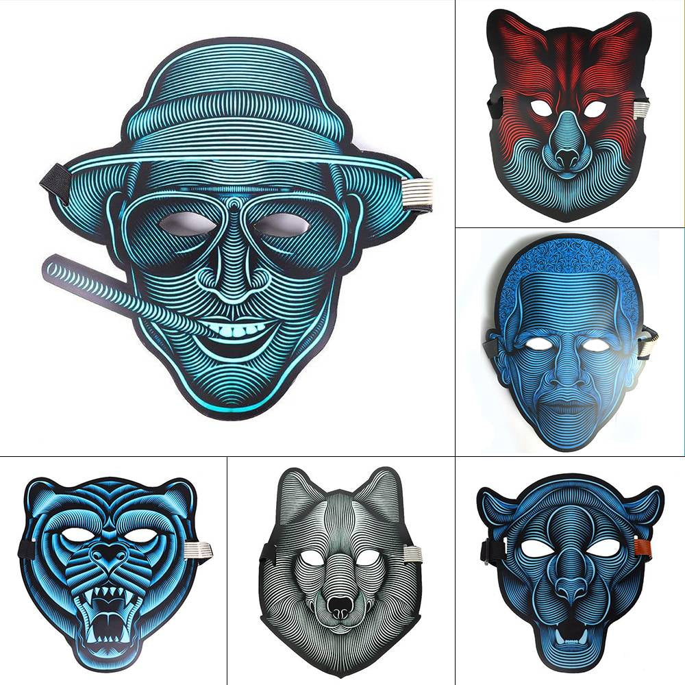 SOUND REACTIVE LED MASK 3
