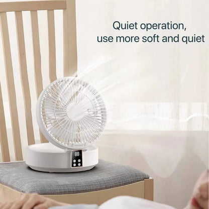 Foldable Wall-Mounted Fan with Night Light 3