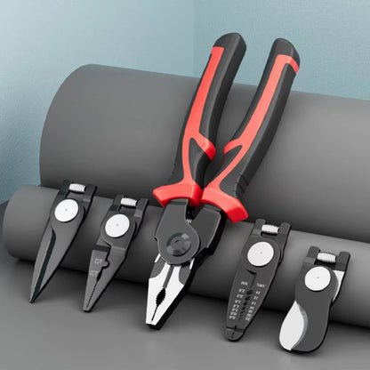 5 in 1 Universal Multi-purpose Interchangeable Head Pliers 3